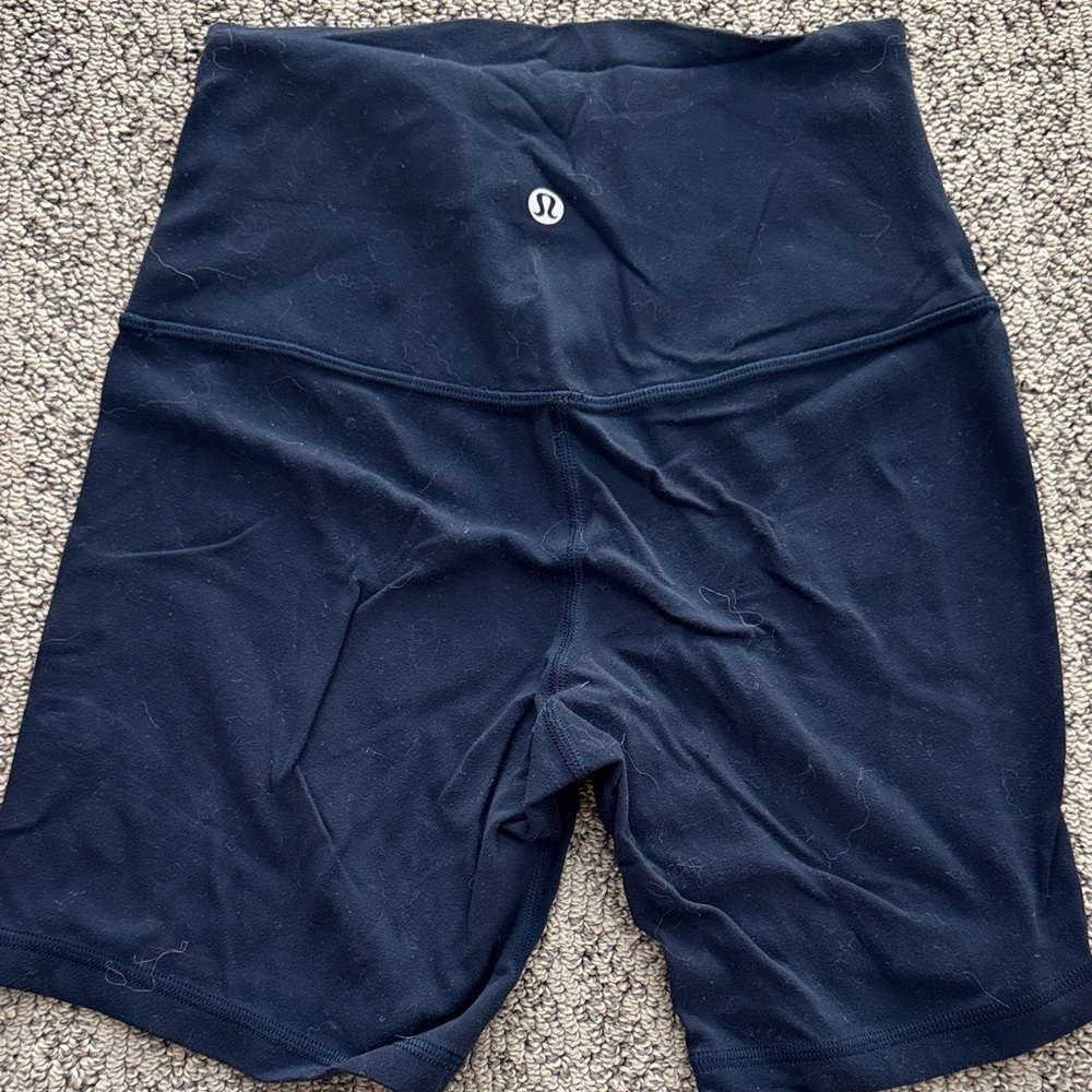lululemon athletica Women's Navy Bike Shorts 6"